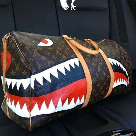 bape x louis vuitton bag